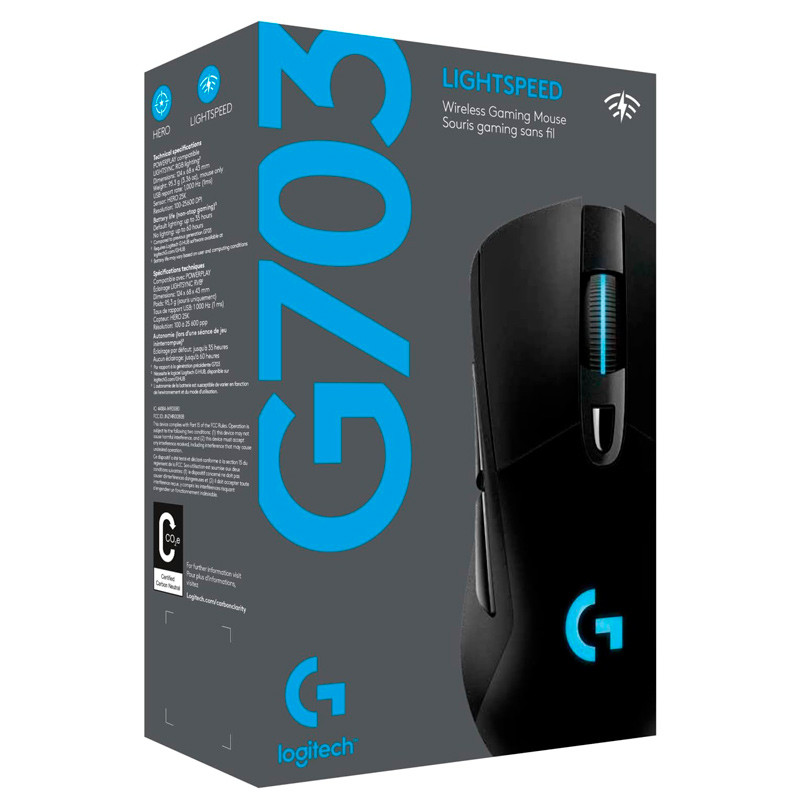 موس بی سیم گیمینگ Logitech G G703